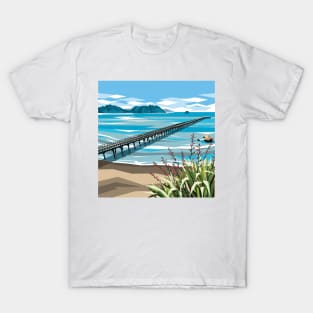 Tolaga Bay Wharf, Gisborne T-Shirt